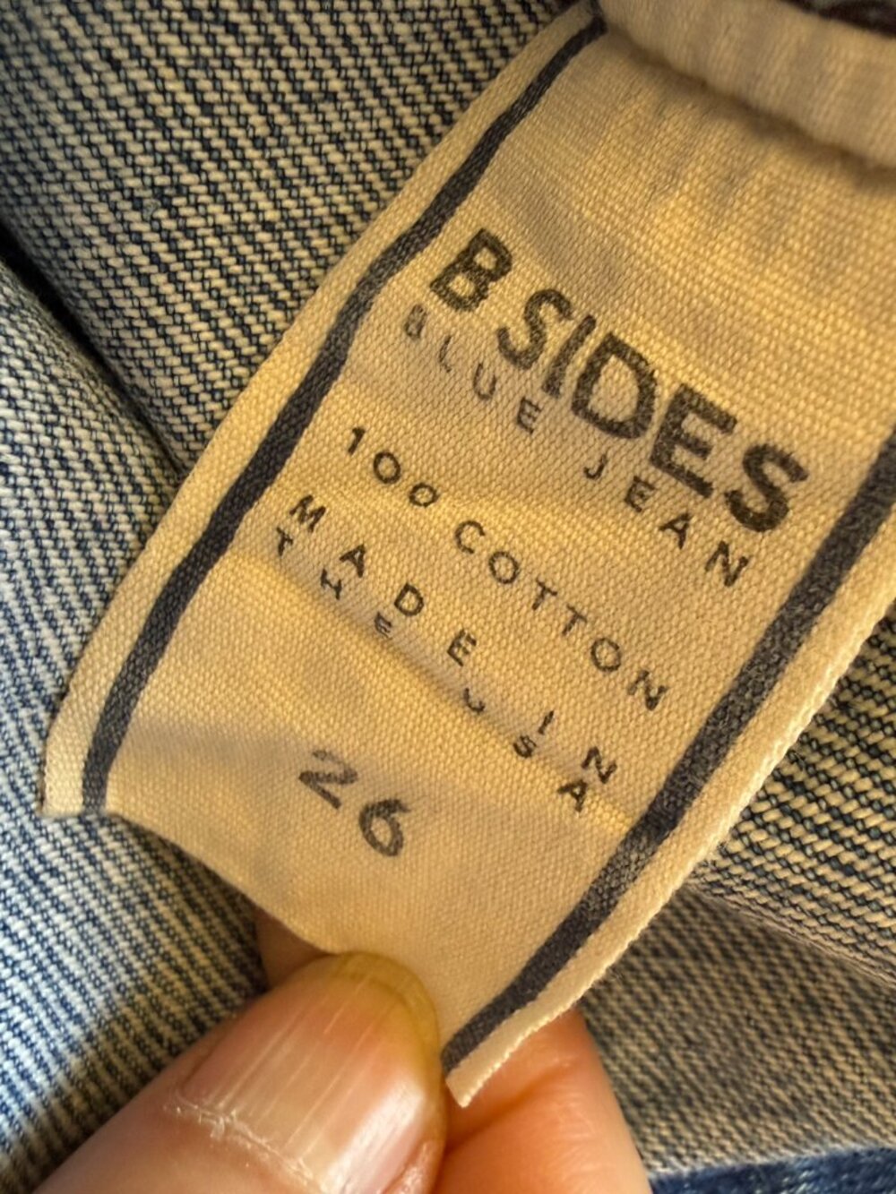 B Sides Reworked Culottes Vintage - Picture 4 of 5